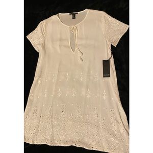 ☀️Forever 21 white dress S NWT